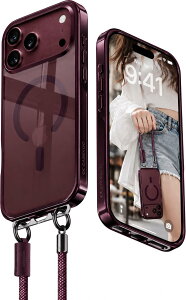 �u�X�g���b�v���ɂ͍ŋ��vCASEKOO �ƊE���X�g���b�v�\�� �����ʂ�㎿�� iPhone18 Pro 18 Pro max iPhone 17 17Pro 17 Pro Max iPhone 16 16Pro 16 Pro Max �P�[�X �N���A �B���o�b�N���ϏՌ� ���ϋv�� ���ϖh�~ �n��
