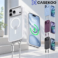 【時間限定P20倍 】最大30%OFF CASEKOO 業界初ストラップ構造 Magsafe対応 LINKOO iPhone18 Pro 18 Pro m…