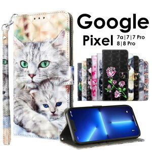 Google Pixel 8 ケースGoogle Pixel 8 Proケース Google Pixel 7a ケース 手帳型 猫柄 花柄 大人可愛い かわいい 人気 Pixel7 ProカバーGoogle Pixel 7手帳型ケース おしゃれ スマホケース手帳型 グーグル ピクセル