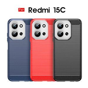 【800円★大特価セール】スマホケース Redmi 15Cケース 超極薄 TPUケース redmi 15c ケース カーボン調 Xiaomi Redmi 15Cカバー スリム 軽量 レッドミ 15C 携帯カバー シャオミ レッドミ Redmi15Cケース 耐衝