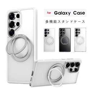 �X�}�z�P�[�X Galaxy S25 SC-51F SCG31�P�[�X MagSafe �Ή� 360�x��] �����O �X�^���h galaxy s25 ultra SC52F SCG32 �P�[�X �ϏՌ��P�[�X �M�����N�V�[ S25 Ultra �J�o�[ �N���A�P�[�X �M�����N�V�[ S25 �E���g��