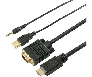 VGA��HDMI�ϊ��P�[�u�� 2m