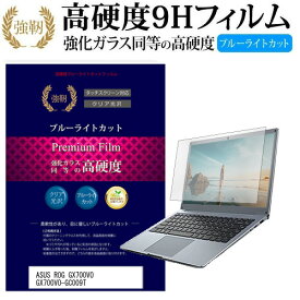 25日 ポイント5倍 ASUS ROG GX700VO GX700VO-GC009T [17.3インチ] 機種で使える 強化 ガラスフィルム と 同等の 高硬度9H ブルーライトカット 光沢タイプ 改訂版 液晶保護フィルム メール便送料無料