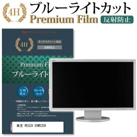 東芝 REGZA 50M520X 機種で使える ブルーライトカット 指紋防止 液晶保護フィルム メール便送料無料