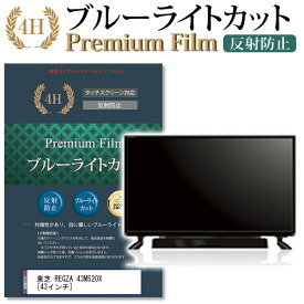 東芝 REGZA 43M520X [43インチ] 機種で使える ブルーライトカット 液晶TV 保護フィルム メール便送料無料