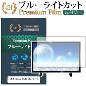 東芝 REGZA 40S22 [40インチ] 機種で使える ブルーライトカット 液晶TV 保護フィルム メール便送料無料