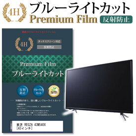 東芝 REGZA 43M540X [43インチ] 機種で使える ブルーライトカット 液晶TV 保護フィルム メール便送料無料