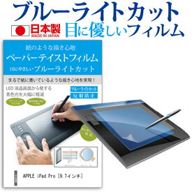 APPLE iPad Pro [9.7インチ] 機種で使える ペーパーテイスト 上質ペーパー。 ライクテイスト 指紋防止 ブルーライトカット ノングレア 液晶保護フィルム ペンタブレット用フィルム メール便送料無料
