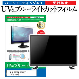 ＼スーパーSALE 開催中／ 東芝 REGZA 26B3(K) [26インチ] 機種で使える ブルーライトカット 反射防止 指紋防止 液晶TV 保護フィルム メール便送料無料