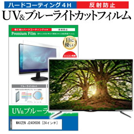 MAXZEN J24CHS06 [24インチ] 保護 フィルム カバー シート ブルーライトカット 反射防止 指紋防止 テレビ用 液晶保護フィルム メール便送料無料