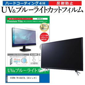 パナソニック VIERA TH-43LF2L [43インチ] 保護 フィルム カバー シート ブルーライトカット 反射防止 指紋防止 テレビ用 液晶保護フィルム メール便送料無料 互換品