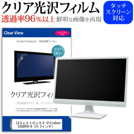 LGエレクトロニクス UltraGear 32GQ950-B [31.5インチ] 保護 フィルム カバー シート クリア 光沢 液晶保護フィルム メール便送料無料