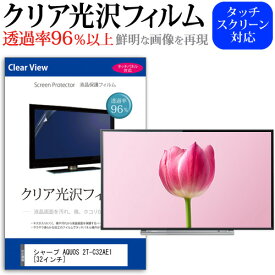 シャープ AQUOS 2T-C32AE1 [32インチ] 機種で使える 透過率96％ クリア光沢 液晶保護 フィルム 液晶TV 保護フィルム メール便送料無料