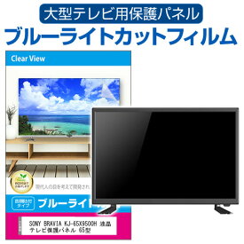 SONY BRAVIA KJ-65X9500H 液晶テレビ保護パネル 65型 ブルーライトカット テレビ保護パネル 65インチ 保護 フィルム 画面 モニター 破損 防止 有機ELテレビ UV 保護 テレビガード 薄型 カバー