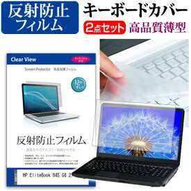 ＼20日は最大ポイント5倍!!／ HP EliteBook 845 G8 2023年版 [14インチ] キーボードカバー キーボード 極薄 フリーカットタイプ と 反射防止 液晶保護フィルム セット メール便送料無料