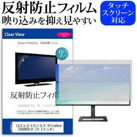 LGエレクトロニクス UltraGear 32GQ950-B [31.5インチ] 保護 フィルム カバー シート 反射防止 ノングレア 液晶保護フィルム メール便送料無料