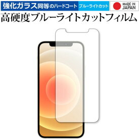 Apple iPhone12 mini 専用 強化ガラス と 同等の 高硬度9H ブルーライトカット クリア光沢 保護フィルム メール便送料無料