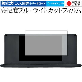 KING JIM デジタルメモ ポメラ DM250 DM200 保護 フィルム 強化ガラス と 同等の 高硬度9H ブルーライトカット クリア光沢 メール便送料無料