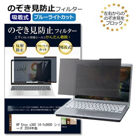 HP Envy x360 14-fc0000 シリーズ 2024年版 [14インチ] 互換品 覗き見防止フィルター 吸着式 のぞき見防止 プライバシー フィルター 覗きみ防止フィルム ブルーライトカット 反射防止 着脱可能 情報漏えい対策 互換品 メール便送料無料