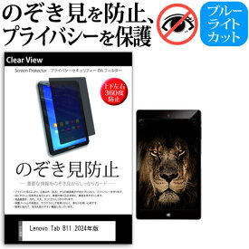 ＼25日はポイント10倍!!／ Lenovo Tab B11 2024年版 [10.95インチ] 覗き見防止 のぞき見防止 プライバシー 保護 フィルム 上下左右4方向の覗き見防止 ブルーライトカット 反射防止 メール便送料無料