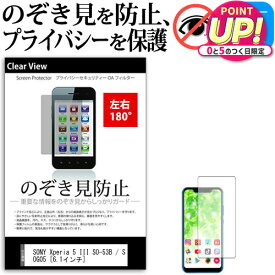 SONY Xperia 5 III SO-53B / SOG05 [6.1インチ] 覗き見防止 のぞき見防止 プライバシー 保護 フィルム 左右方向からの覗き見防止 ブルーライトカット 反射防止 メール便送料無料 jgs bgt 互換品