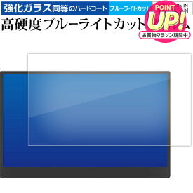 GeGhic ON-LAP M161H ( 16.1 インチ ) モバイルモニター 液晶保護 フィルム 強化ガラス と 同等の 高硬度9H ブルーライトカット クリア光沢 メール便送料無料 jgs bgt 互換品