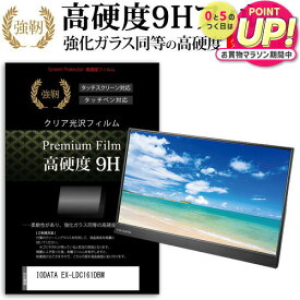 IODATA EX-LDC161DBM [15.6インチ] 機種で使える 強化ガラス と 同等の 高硬度9H フィルム 液晶保護フィルム メール便送料無料 jgs bgt 互換品