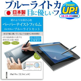 iPad Pro [12.9インチ] 機種で使える ペーパーテイスト 上質ペーパー。 ライクテイスト 指紋防止 ブルーライトカット ノングレア 液晶保護フィルム ペンタブレット用フィルム メール便送料無料 jgs bgt 互換品