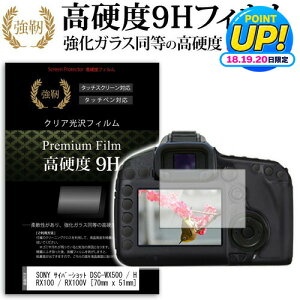 SONY �T�C�o�[�V���b�g DSC-WX500 / HX90V / RX100 / RX100V [70mm x 51mm] ���� �K���X�t�B���� �� ������ ���d�x9H �t�B���� �t���ی�t�B���� �f�W�J�� �f�W�^���J���� ��჌�t ���[���֑������� �݊��i