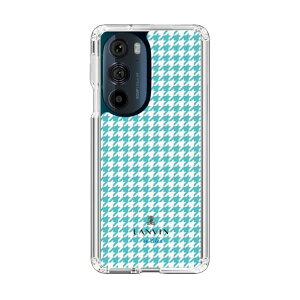�y��������f�U�C���z �X�}�z�P�[�X �I���W�i�� ���� �f�U�C�� �m Houndstooth Pattern Blue with LANVIN en Bleu logo- �����o�� �璹�i�q�� �u���[ �n| �P�[�X �X�}�z�J�o�[ iPhone 17 16 15 14 13 12 Pro Plus Max AQUO