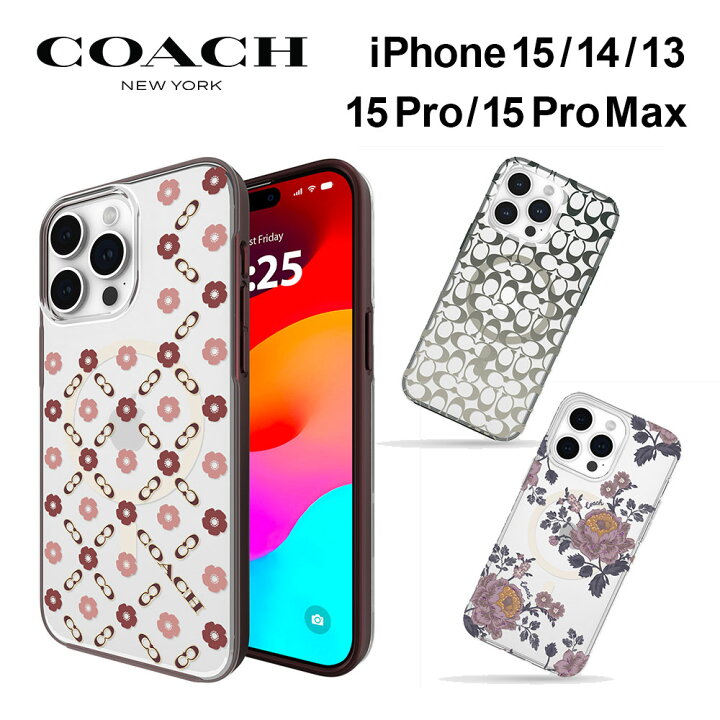 楽天市場】【正規代理店】 コーチ iPhone15/14/13 15pro 15promax 