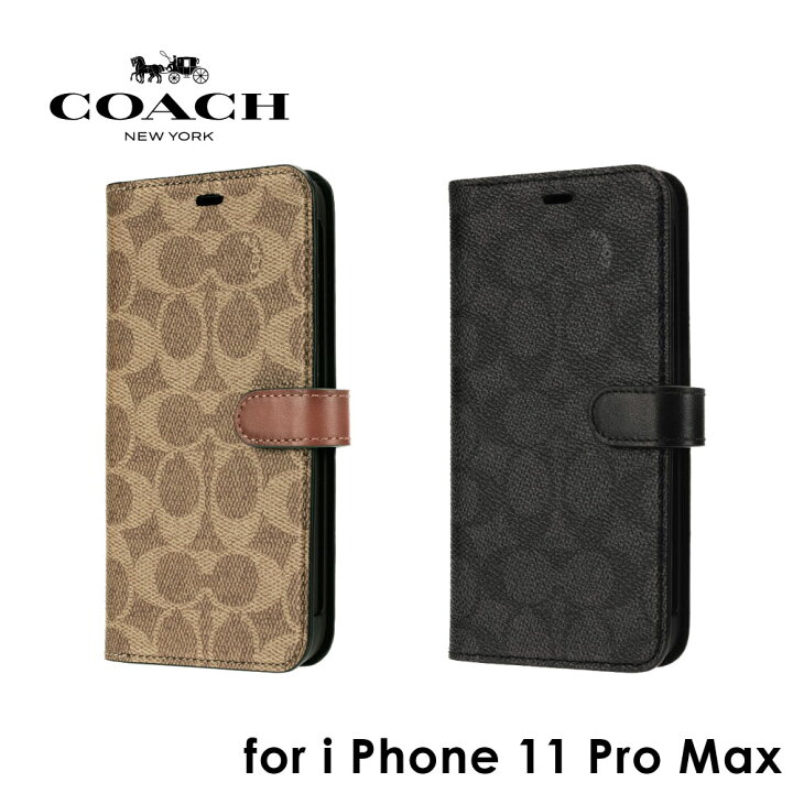 楽天市場 Sale期間最大1 000円offクーポン配布 Coach コーチ スマホケース Folio Case For Iphone 11 Pro Max Fox Store楽天市場店