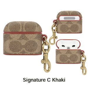Coach Leather AirPods Case for AirPods 3rd �P�[�X Coach �R�[�` �u�����h �G�A�|�b�c ������� �ی� Case