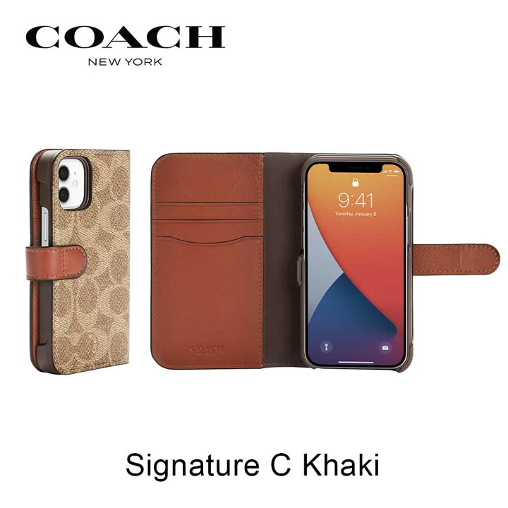 楽天市場 Sale期間最大1 000円offクーポン配布 正規代理店 コーチ Iphone12 Mini スマホケース Coach Folio Case Iphone Iphoneケース アイフォン ブランド スマホ ケース スマートフォン 手帳 手帳型 手帳型ケース カバー カード 定期 カード収納 女性 彼女