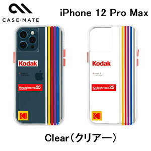 Case-Mate iphone12promax �P�[�X �P�[�X���C�g �R�_�b�N KODAK White Kodachrome Super 8 �N���A�P�[�X���S Clear Case Logo �X���� ������� �A�C�t�H���P�[�X �X�}�z�P�[�X ���K�㗝�X