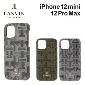 【正規代理店】 ランバン コレクション iPhone12mini 12promax ケース LANVIN COLLECTION Slim Wrap Case Monogram スマホケース カバー ブランド プロ アイフォン 男性 メンズ