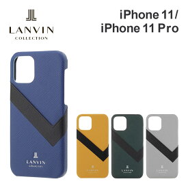 【正規代理店】 ランバン コレクション iPhone11 11pro ケース LANVIN COLLECTION Slim Wrap Case Saffiano Wrap メンズ 男性 スマホケース カバー ブランド プロ アイフォン カード ポケット