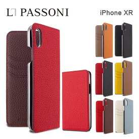 【正規代理店】 ロルナパッソーニ iPhoneXR スマホケース LORNA PASSONI - 2019 AW - German Shrunken Calf Folio Case iPhone iPhoneケース アイフォン ブランド スマホ ケース スマートフォン 手帳 手帳型 手帳型ケース カード