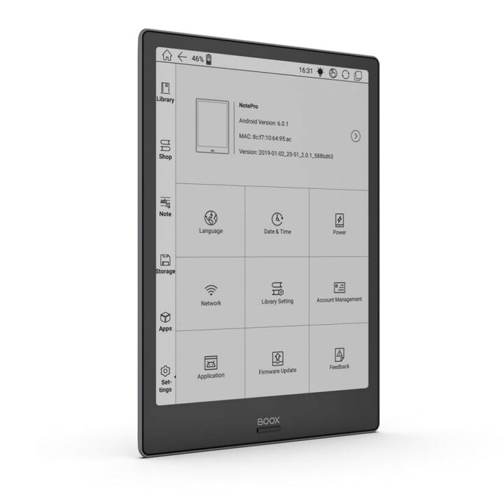 楽天市場】【正規代理店】 BOOX Note Pro 電子書籍リーダー タブレット  