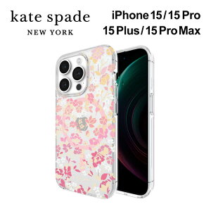 yK㗝Xz PCgXy[h iPhone 15/14/13 15pro 15plus 15promax P[X Kate Spade Protective Hardshell MagSafe Case X}zP[X Jo[ uh v v}bNX ԕ ACtH uh NA X