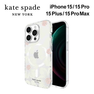 yK㗝Xz PCgXy[h iPhone 15/14/13 15pro 15plus 15promax P[X Kate Spade Protective Hardshell MagSafe Case X}zP[X Jo[ uh v v}bNX ԕ ACtH uh NA X