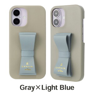 �y���K�㗝�X�z �����o�� �I�� �u���[ iPhone16 16Pro �P�[�X LANVIN en Bleu SLIM WRAP CASE STAND & RING RIBBON �X�}�z�P�[�X �u�����h �J�o�[ �v�� ���{�� �X�}�z�����O �X�^���h ������� ���킢�� ���� ��