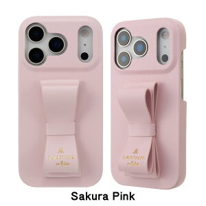 LANVIN en Bleu Slim Wrap Case Stand & Ring Ribbon for iPhone17 17Pro iPhone�P�[�X �P�[�X �X�}�z�P�[�X �J�o�[ �A�C�t�H�� �u�����h ������� ���킢��