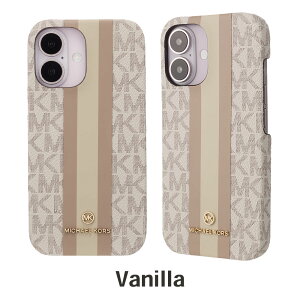 �}�C�P���R�[�X iPhone16 16Pro �P�[�X MICHAEL KORS - Slim Wrap Case Stripe for MagSafe �X�}�z�P�[�X �u�����h �J�o�[ iPhone �A�C�t�H�� ��l ���� ���f�B�[�X