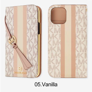 10Gg[Ń|Cg10{ yK㗝Xz }CPR[X iPhone13 iPhone13 mini iPhone13 Pro iPhone13 ProMax X}zP[X MagsafeΉ MICHAEL KORS FOLIO CASE STRIPE WITH TASSEL CHARM iPhone iPhoneP[X AC
