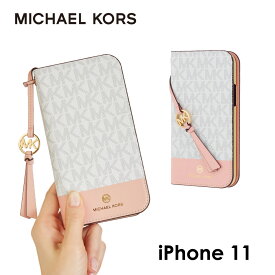 【正規代理店】 マイケルコース iPhone11 スマホケース MICHAEL KORS Folio Case 2 Tone with Tassel Charm iPhone iPhoneケース アイフォン ブランド スマホ ケース スマートフォン 手帳 手帳型 手帳型ケース カード 収納 女性