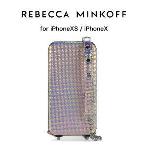 �y���K�㗝�X�z ���x�b�J�~���R�t iPhoneXS iPhoneX �X�}�z�P�[�X Rebecca Minkoff Time to Reflect Crossbody Case iPhone�P�[�X �A�C�t�H�� �u�����h �X�}�[�g�t�H�� �X���� ���^ ������ �������