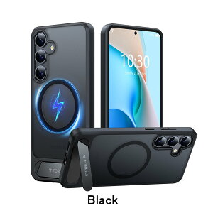 Torras - Pstand for Galaxy S25 �P�[�X �� �N���A ���� �ϏՌ� �ی� �ČRMIL�K�i �X�^���h
