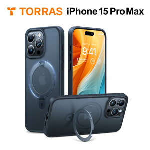 10Gg[Ń|Cg10{ yKXtBz TORRAS UPRO Ostand Matte Case iPhone15 15pro 15Plus 15promax P[X  ϏՌ ی ʕیKX tی ČRMILKi OX^h