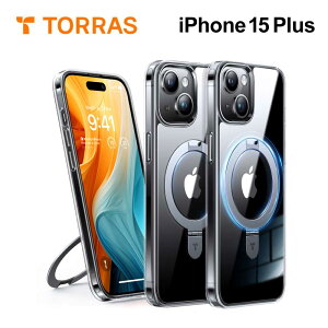 yKXtBz TORRAS UPRO Ostand Clear Case iPhone15 15pro 15Plus 15promax P[X  ϏՌ ی ʕیKX ϖh~ ČRMILKi OX^h
